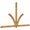 Ekena Millwork Redmond Rough Sawn Timber Gable Bracket, Western Red Cedar, 108"W x 63"H x 2"D x 4"F, 14/12 Pitch GBW108X63X0204RED00RWR - alternate 2